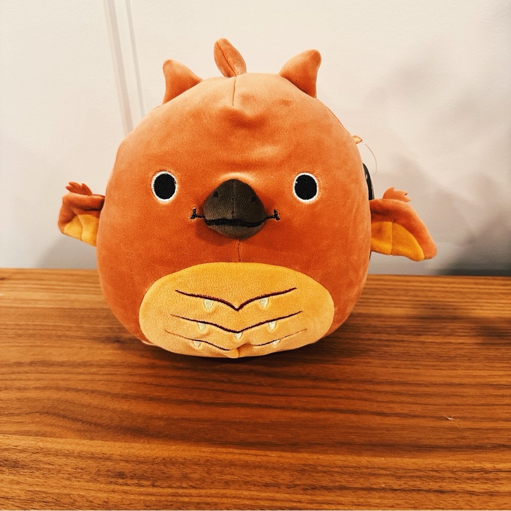 Squishmallows - Godzilla Rodan Burnt Orange Bird Plush